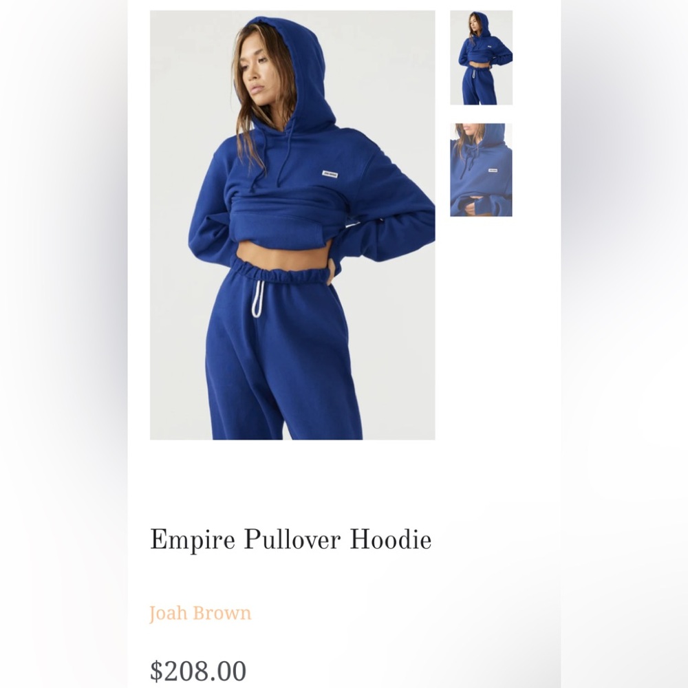 Joah Brown Empire S/M pullover hoodie